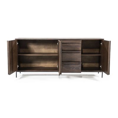 Tweede foto van Eleonora - Dressoir Jimmy 3 deurs 3 laden