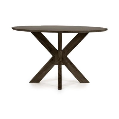 Foto van Eleonora - Eettafel Nikki 130 x 76 cm - Bruin