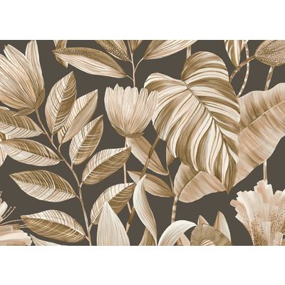 Tweede foto van HookedOnWalls - Behang Ginkgo - Ikebana
