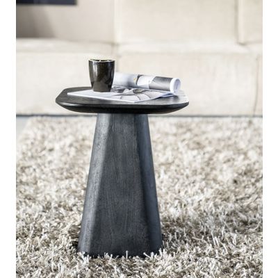 Tweede foto van Eleonora - Bijzettafel Aron vierkant 40 x 40 zwart