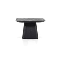 Eleonora - Bijzettafel Aron vierkant 60 x 60 zwart