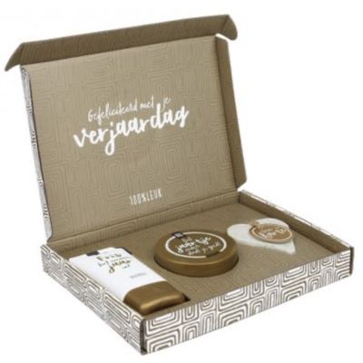 Tweede foto van 100% LEUK - Cadeaupakket - Gefeliciteerd met je verjaardag