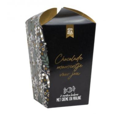 Foto van 100% LEUK - Bonbonbox - Chocolade Momentje Voor Jou