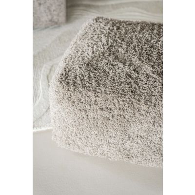 Tweede foto van By Boo - Poef Fez - Taupe