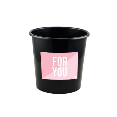 Foto van EAT YOUR PRESENT - for you bucket - roze - 5 liter