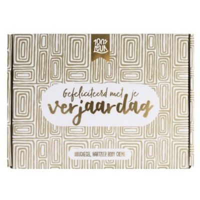 Foto van 100% LEUK - Cadeaupakket - Gefeliciteerd met je verjaardag