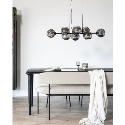 Tweede foto van Eleonora - Eetkamerbank Luka antraciet Copenhagen