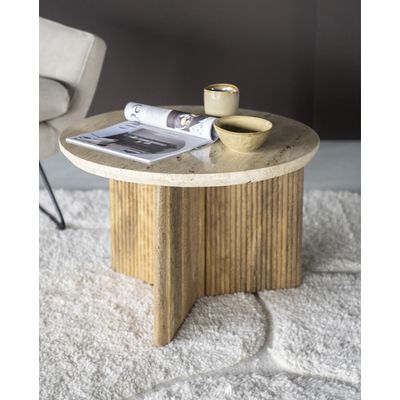 Tweede foto van Eleonora - Bijzettafel Sara - Naturel