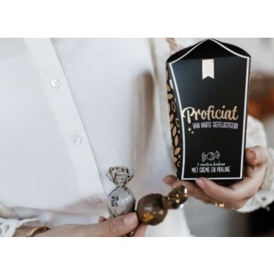 Tweede foto van 100% LEUK - Proficiat - 3 smaken bonbons