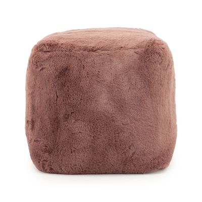 Foto van Pouf Mosa - Burgundy