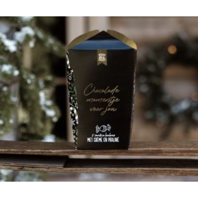 Tweede foto van 100% LEUK - Bonbonbox - Chocolade Momentje Voor Jou