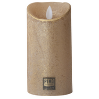 PTMD - led kaars - goud - M