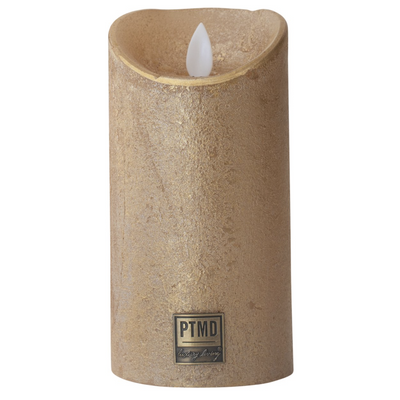 Foto van PTMD - led kaars - goud - M