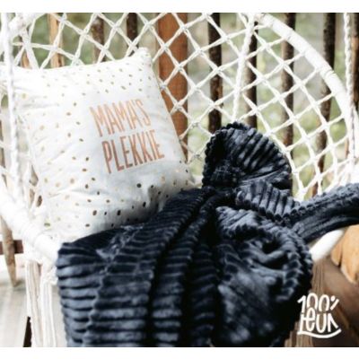 Tweede foto van 100% LEUK - Sierkussen - Mama’s plekkie