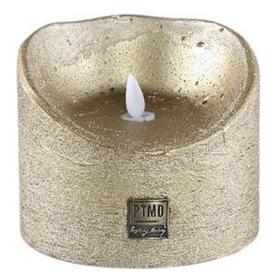 Foto van PTMD - led kaars - goud - XL
