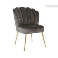 Richmond - Stoel Pippa - Stone Velvet / Gold