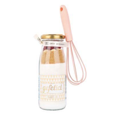 Foto van Eat Your Present - Gefelicitaart (je) met garde - Bakflesje 250 ml