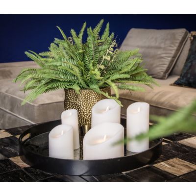 Tweede foto van PTMD - Ledkaars - White - XL