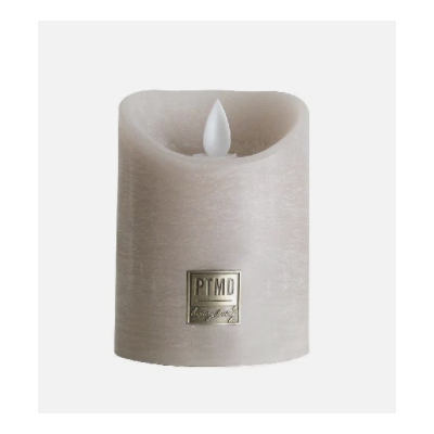 Foto van PTMD - led kaars - beige - S