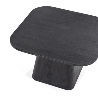 Tweede foto van Eleonora - Bijzettafel Aron vierkant 60 x 60 zwart