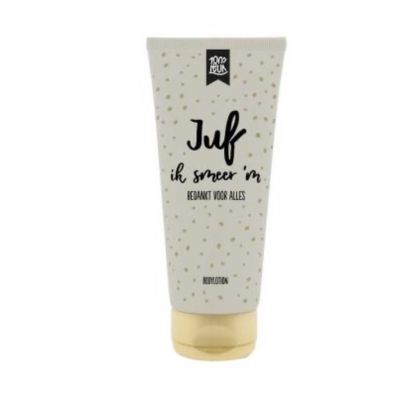 Foto van 100% LEUK - Body Lotion - Juf ik smeer ‘m