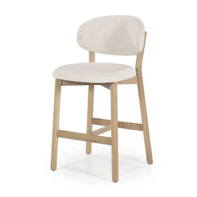 Foto van Eleonora - Barstoel Mikky Naturel - Beige Moon