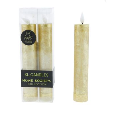 Foto van Home Society - XL Candles - Led Candle