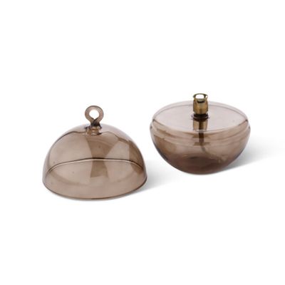 Tweede foto van Peri Living - Round cover Champagne Brass M - Olielamp