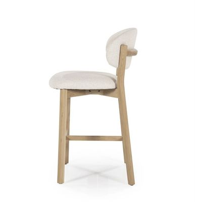 Tweede foto van Eleonora - Barstoel Mikky Naturel - Beige Moon