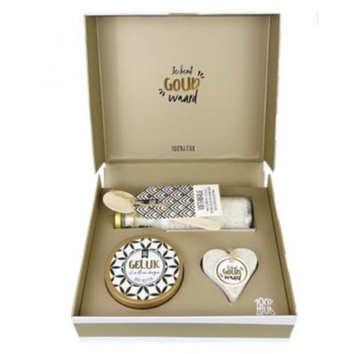 Foto van 100% leuk - Je bent goud waard - Cadeaupakket