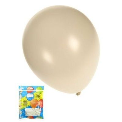 Kwaliteitsballon metallic wit per 50 (Ø 14 inch / 36 cm)