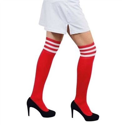 Foto van Cheerleader sokken rood wit