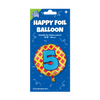 Afbeelding van Kleurrijke Folieballon - 5 Jaar