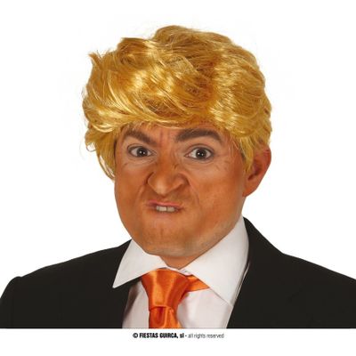 Foto van Geert Wilders pruik Foto van Geert Wilders pruik