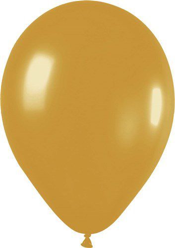 Ballonnen metallic Goud (30cm) 50st