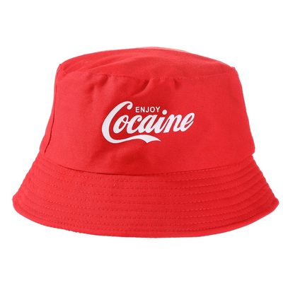 Foto van Bucket Hat 'Enjoy Cocaine'