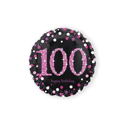 Foto van Folie ballon 100 roze