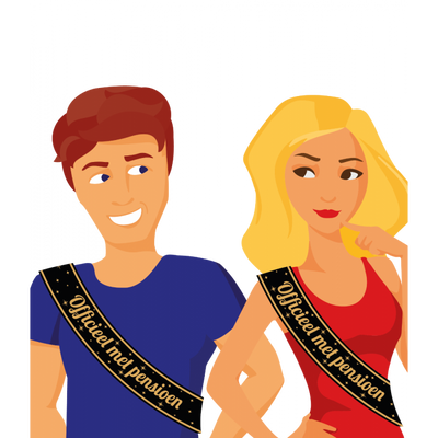 Foto van Sjerp Officieel met Pensioen Foto van Sjerp Officieel met Pensioen