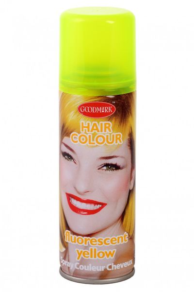 Haarspray kleur geel fluotastic (goodmark)