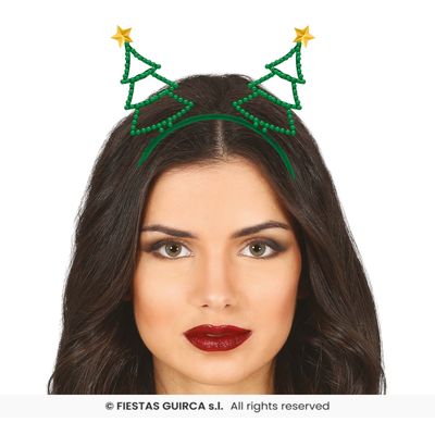 Foto van Kerstdiadeem Metalen Kerstbomen