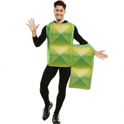 Tetris kostuum groen