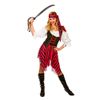 Afbeelding van Piraten kostuum dames rood