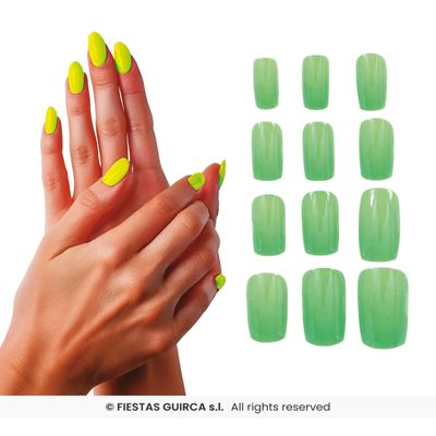 Foto van Neon Kunstnagels Groen Foto van Neon Kunstnagels Groen