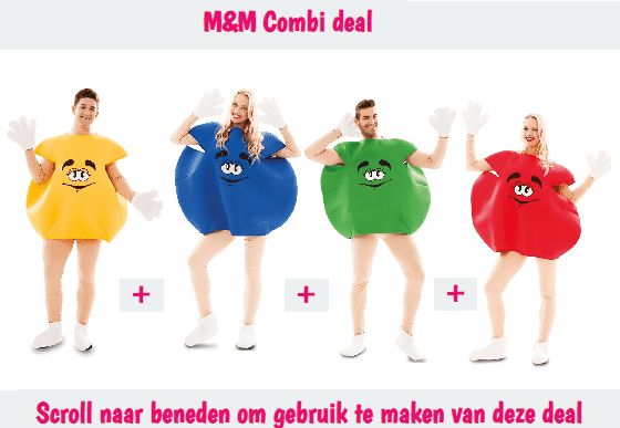 Het strand wijsheid vacht Blauw M&M kostuum kopen? || Confettifeest.nl