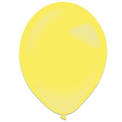 Foto van Ballonnen yellow sun metallic (28cm) 50st