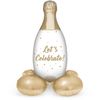 Afbeelding van Ballonnen Champagne Gold & White