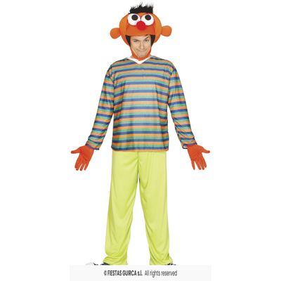 Foto van Ernie Kostuum - Bert en Ernie Foto van Ernie Kostuum - Bert en Ernie