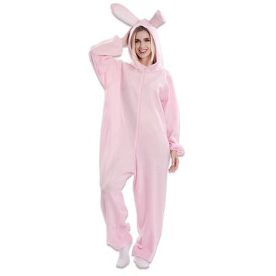 Foto van Fortnite kostuum - Rabbit Raider (roze konijn)