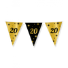 Afbeelding van Vlaggenlijn goud/zwart 20 jaar Afbeelding van Vlaggenlijn goud/zwart 20 jaar