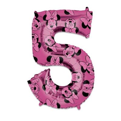Folieballon 8 roze